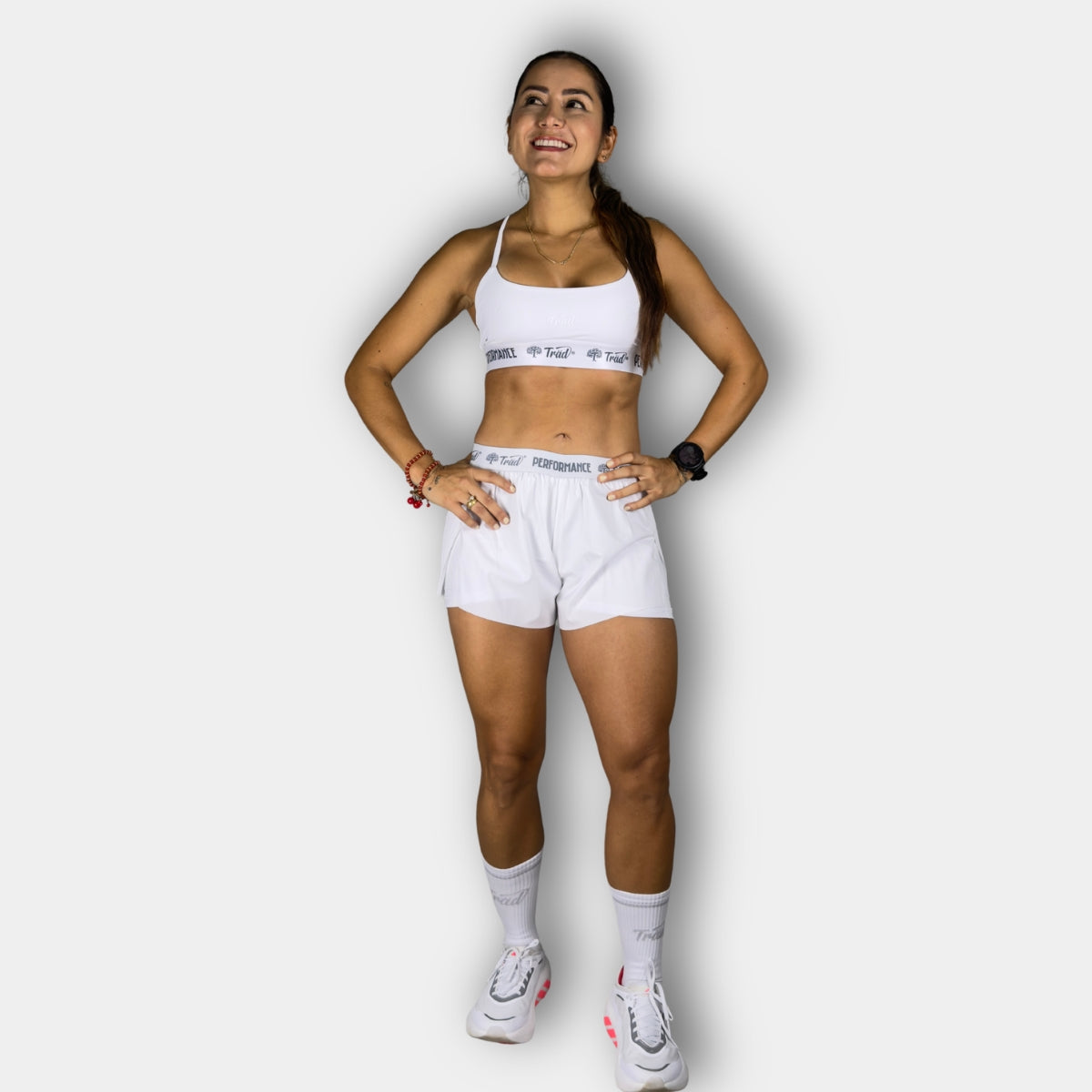 Pantaloneta Deportiva Licra M 228020 Blanco