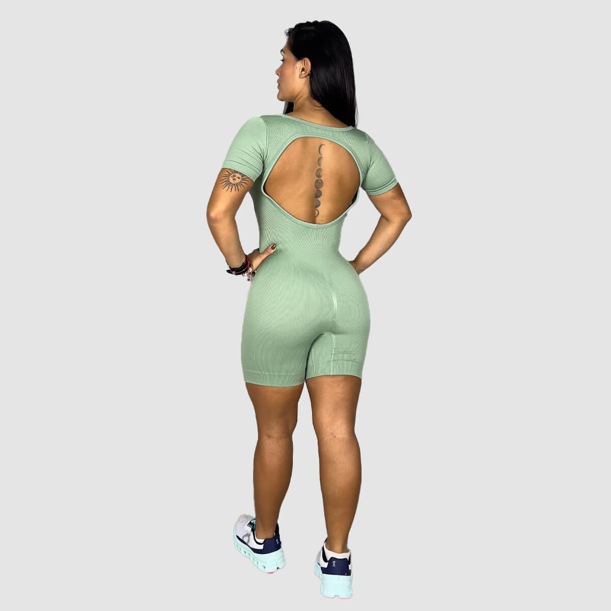 Enterizo Corto Seamless T0278D