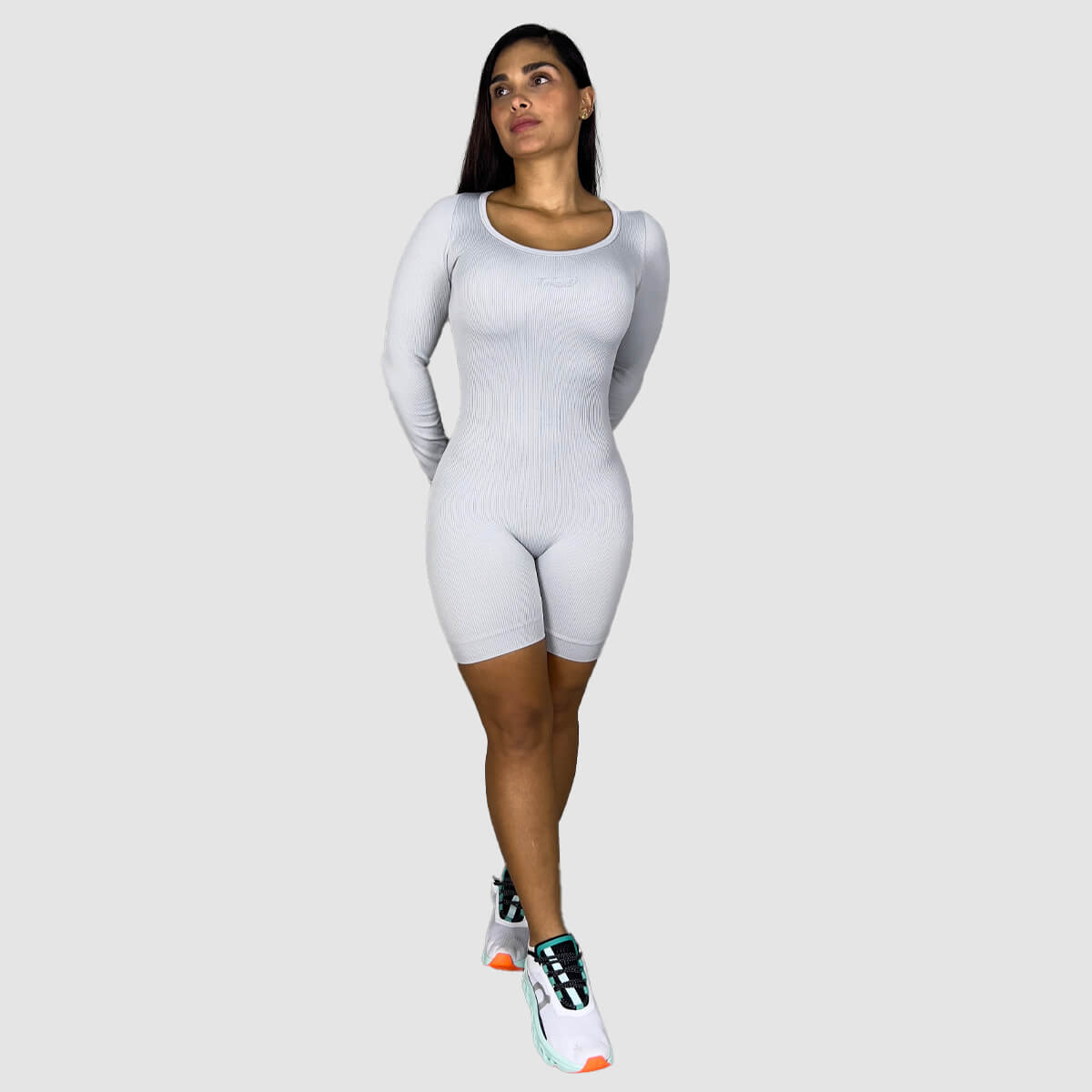 Enterizo Manga Larga Seamless T0280D