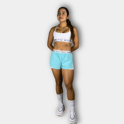 Pantaloneta Deportiva Licra M 228017 Azul Claro
