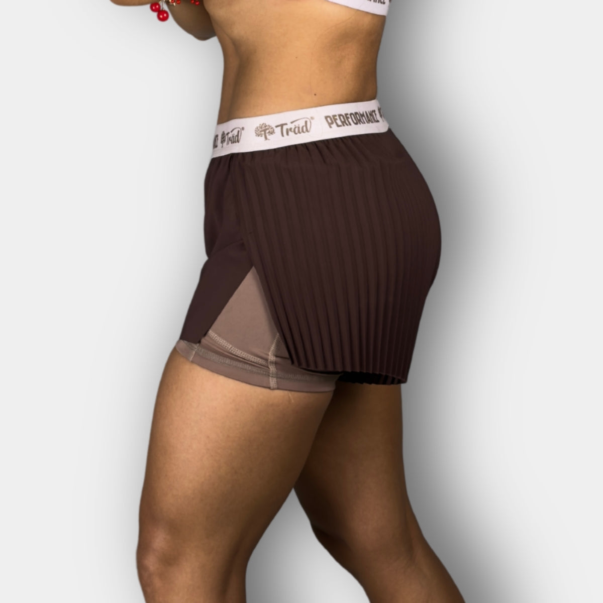 Pantaloneta Deportiva Licra M 228019 Chocolate