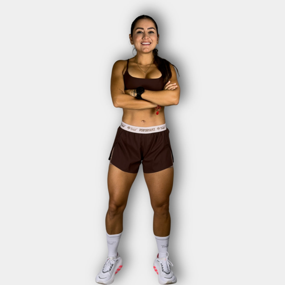 Pantaloneta Deportiva Licra M 228019 Chocolate