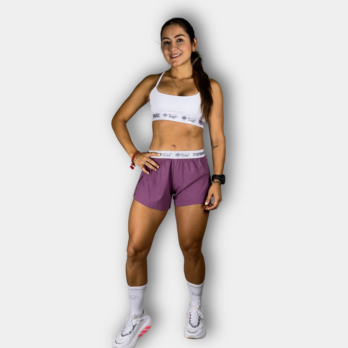 Pantaloneta Deportiva Licra M 228021 Mora
