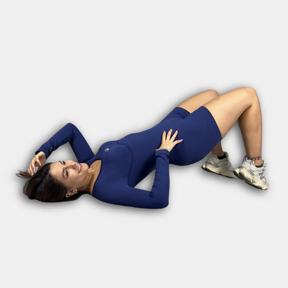 Enterizo Corto M. Larga Seamless T0308D