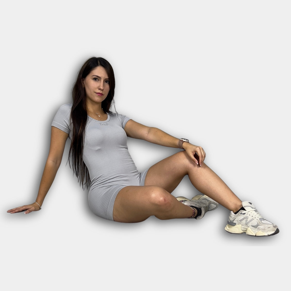 Enterizo Corto Mangas Seamless T0310D