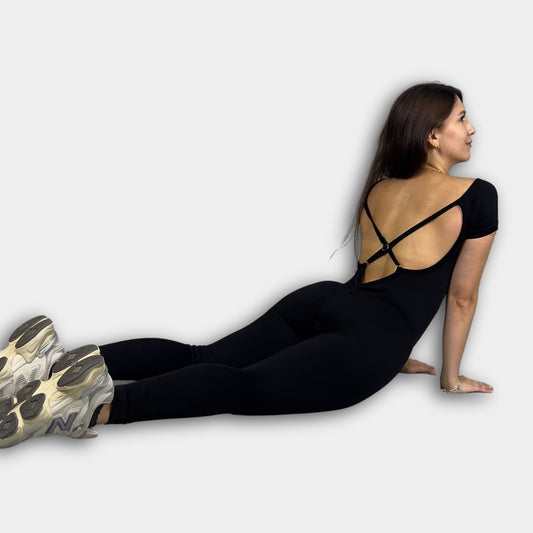 Enterizo Largo M. Corta Seamless T0322D